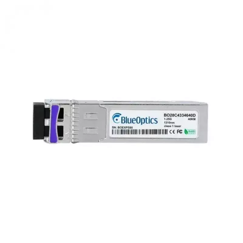 Tinklo siųstuvo-imtuvo modulis BlueOptics 02310XQV-BO — šviesolaidinis SFP, 1250 Mbit/s, cSFP, sidabrinis