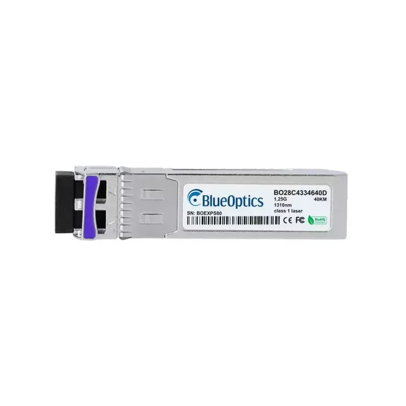 cSFP šviesolaidinis siųstuvas-imtuvas BlueOptics CSFP-GE-FE-BIDI4-BO 1250 Mbit/s, sidabrinis, MTBF 1 000 000 val.
