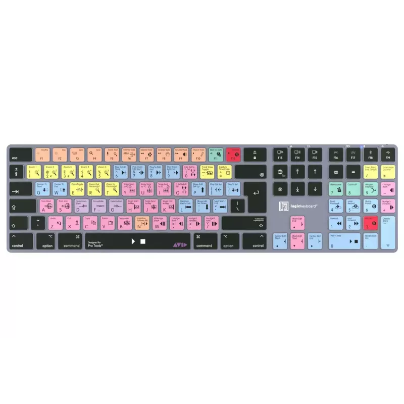Logickeyboard LKB-PT-TM-UK klaviatūra biurui Bluetooth QWERTY angliška pilno dydžio