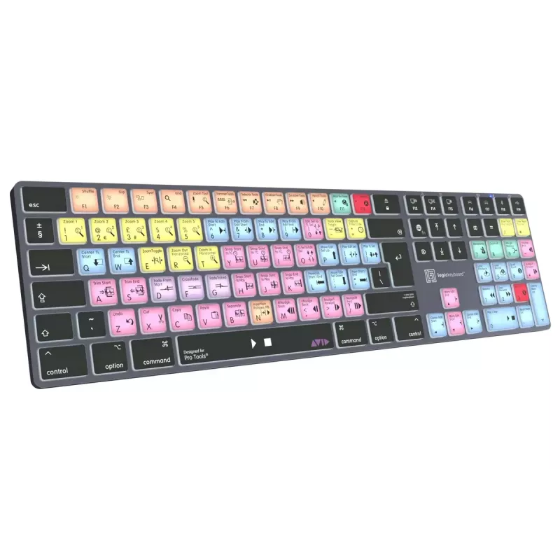 Logickeyboard LKB-PT-TM-UK klaviatūra biurui Bluetooth QWERTY angliška pilno dydžio