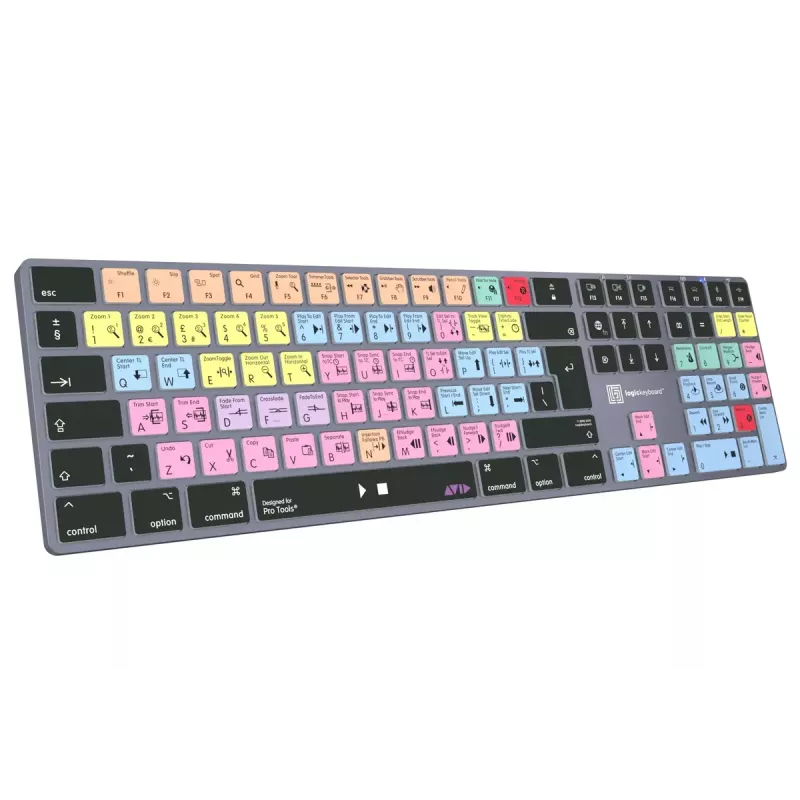 Logickeyboard LKB-PT-TM-UK klaviatūra biurui Bluetooth QWERTY angliška pilno dydžio