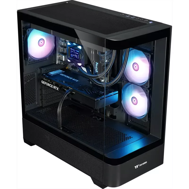 Stalinis žaidimų kompiuteris THERMALTAKE FTW V290a 5070 juodas/permatomas, Windows 11 Pro