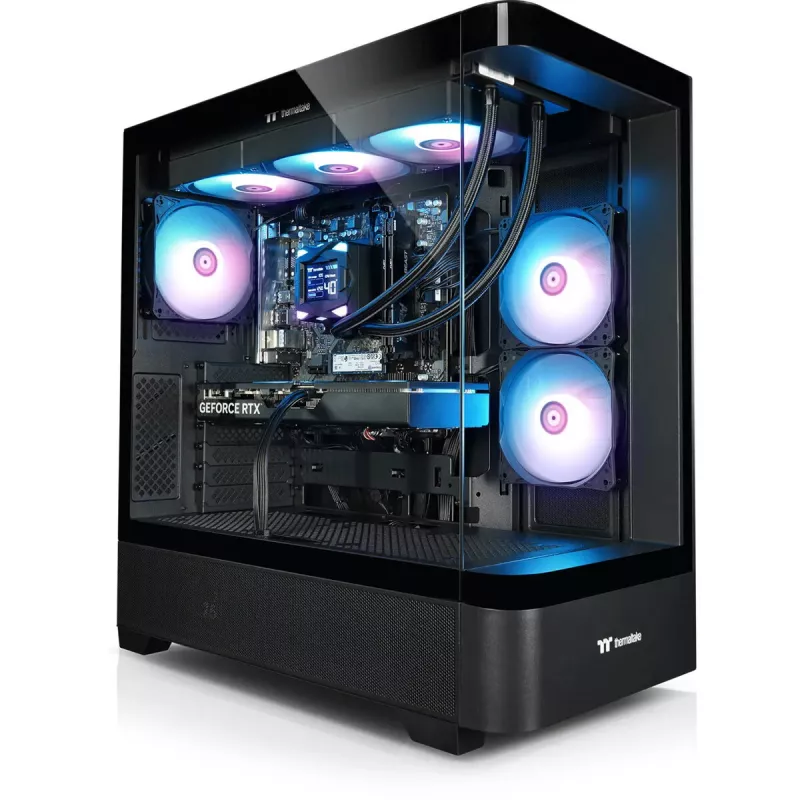 Stalinis žaidimų kompiuteris THERMALTAKE FTW V290a 5070 juodas/permatomas, Windows 11 Pro