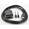Nuoseklusis kabelis EXSYS EX-1311-2 USB Type-A DB-9 juodas 1.8 m