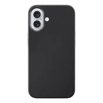 Cellularline Sensation - iPhone 16 minkšto lietimo silikono dėklas, Dangtelis, Apple, iPhone 16, 15,5 cm (6,1 colio), Juoda