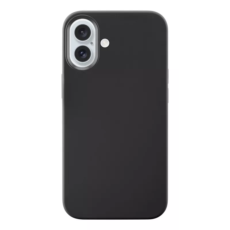 Cellularline Sensation - iPhone 16 minkšto lietimo silikono dėklas, Dangtelis, Apple, iPhone 16, 15,5 cm (6,1 colio), Juoda