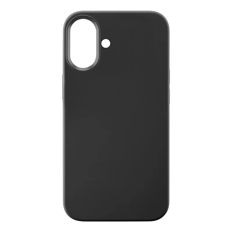 Cellularline Sensation - iPhone 16 minkšto lietimo silikono dėklas, Dangtelis, Apple, iPhone 16, 15,5 cm (6,1 colio), Juoda