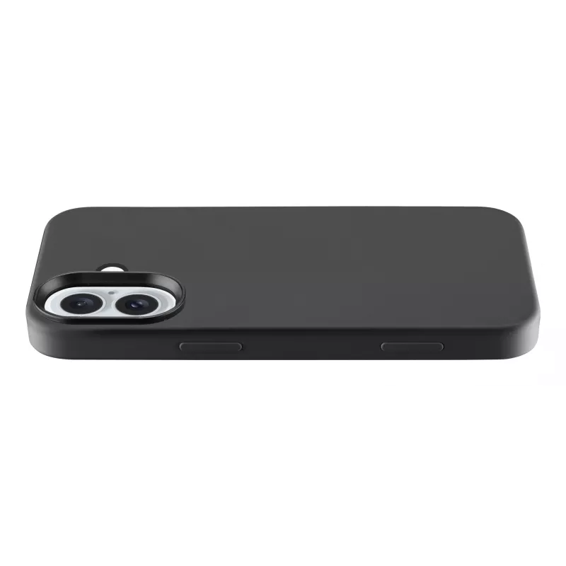 Cellularline Sensation - iPhone 16 minkšto lietimo silikono dėklas, Dangtelis, Apple, iPhone 16, 15,5 cm (6,1 colio), Juoda