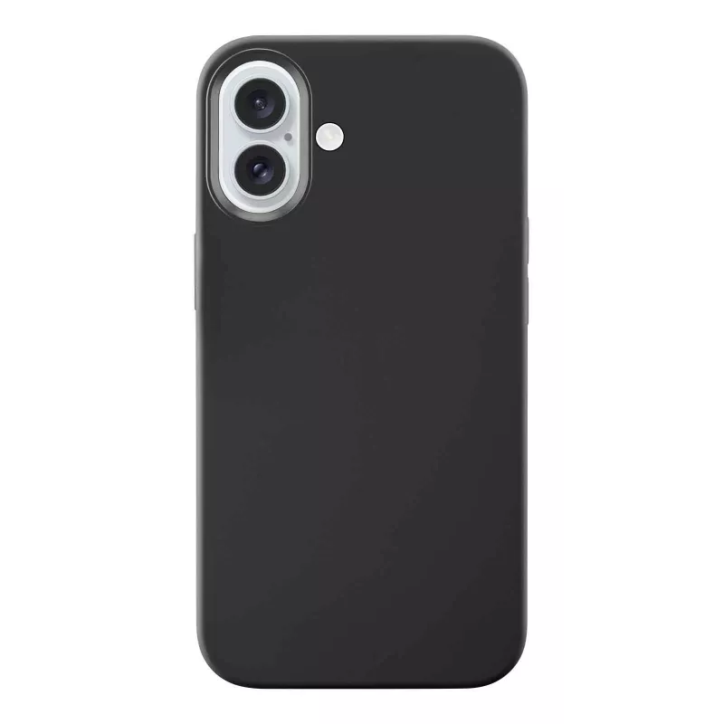 Cellularline Sensation - iPhone 16 minkšto lietimo silikono dėklas, Dangtelis, Apple, iPhone 16, 15,5 cm (6,1 colio), Juoda