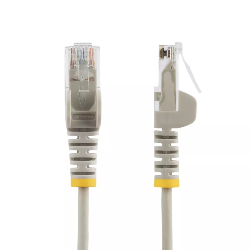 StarTech.com 0,5 m CAT6 laidas - plonas - neužkabinami RJ45 kištukai - pilkas