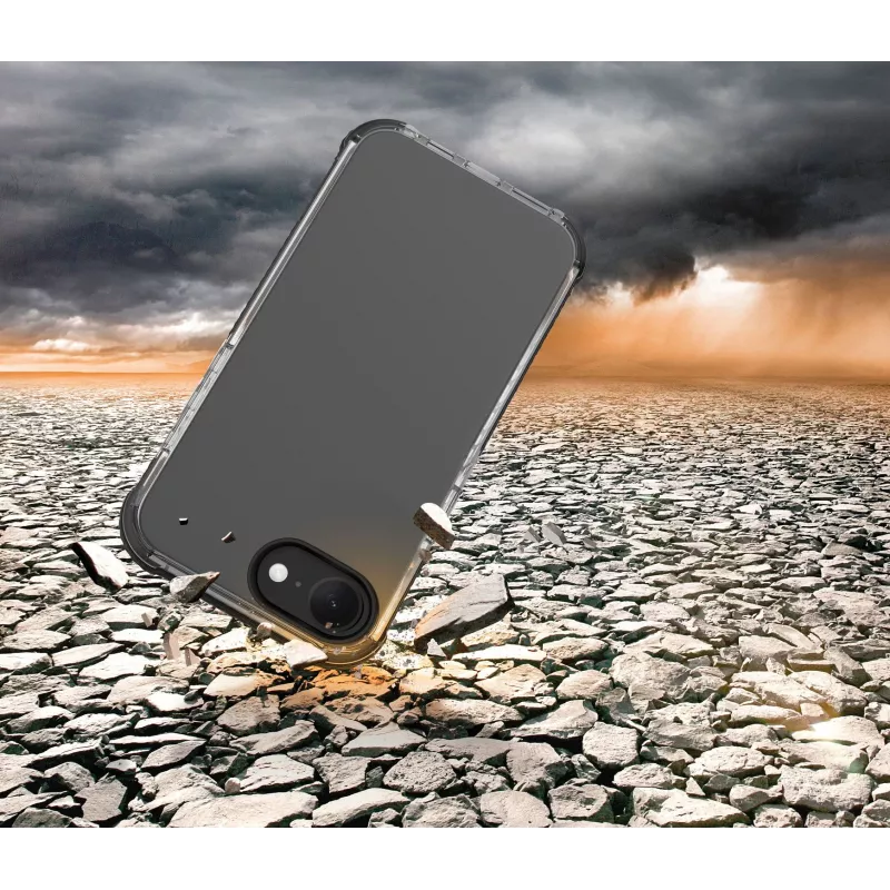 Cellularline Tetra Force Strong Guard - iPhone 16e itin apsauginis, smūgiams atsparus lankstus dėklas su integruota Microban® antibakterine technologija