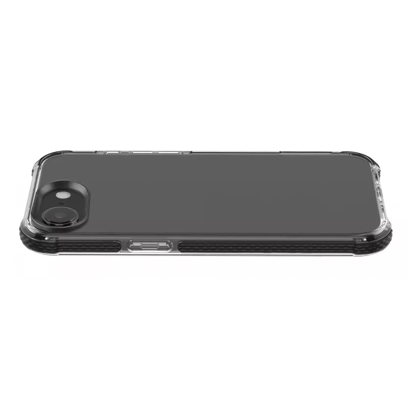 Cellularline Tetra Force Strong Guard - iPhone 16e itin apsauginis, smūgiams atsparus lankstus dėklas su integruota Microban® antibakterine technologija