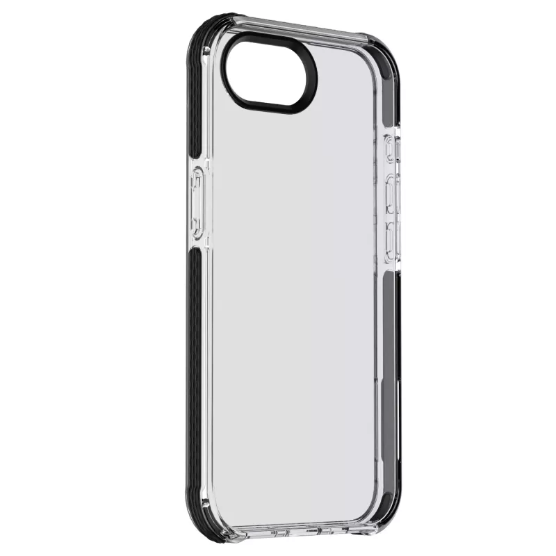 Cellularline Tetra Force Strong Guard - iPhone 16e itin apsauginis, smūgiams atsparus lankstus dėklas su integruota Microban® antibakterine technologija