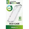 “Cellularline Become” dėklas - “iPhone 16” dėklas, pagamintas iš 100% perdirbto plastiko