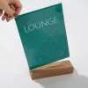 Ženklo laikiklis Sigel TA256 A4 Akrilas Medis Ruda Skaidrus