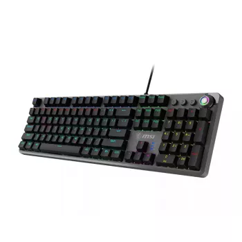 Žaidimų klaviatūra MSI FORGE GK310 RED DE Mechaninė USB QWERTY juoda