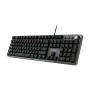 Žaidimų klaviatūra MSI FORGE GK310 RED DE Mechaninė USB QWERTY juoda