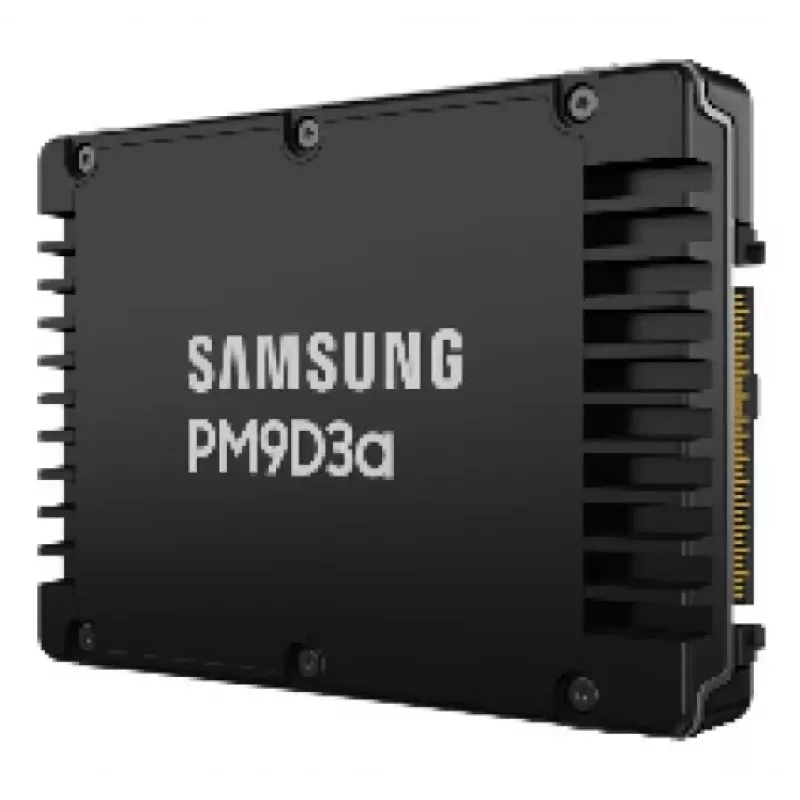 SSD Samsung PM9D3a 1,92 TB 2,5 col. PCIe 5.0 NVMe — 12 000 MB/s skaitymas, 3 500 MB/s rašymas