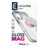Cellularline Gloss Mag - iPhone 16 magnetinis dėklas įkrovimui ir prijungimui prie MagSafe įkroviklio
