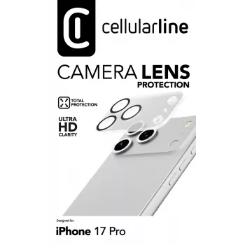Cellularline kameros lęšio apsauga - iPhone 17 Pro apsauga kamerai
