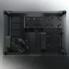 RAIJINTEK Paean stalinio kompiuterio korpusas — juodas permatomas, ATX/Micro-ATX/Mini-ITX, 4x USB 3.2 Gen1, 3x3,5 colio + 3x2,5 colio skyriai