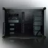 RAIJINTEK Paean stalinio kompiuterio korpusas — juodas permatomas, ATX/Micro-ATX/Mini-ITX, 4x USB 3.2 Gen1, 3x3,5 colio + 3x2,5 colio skyriai