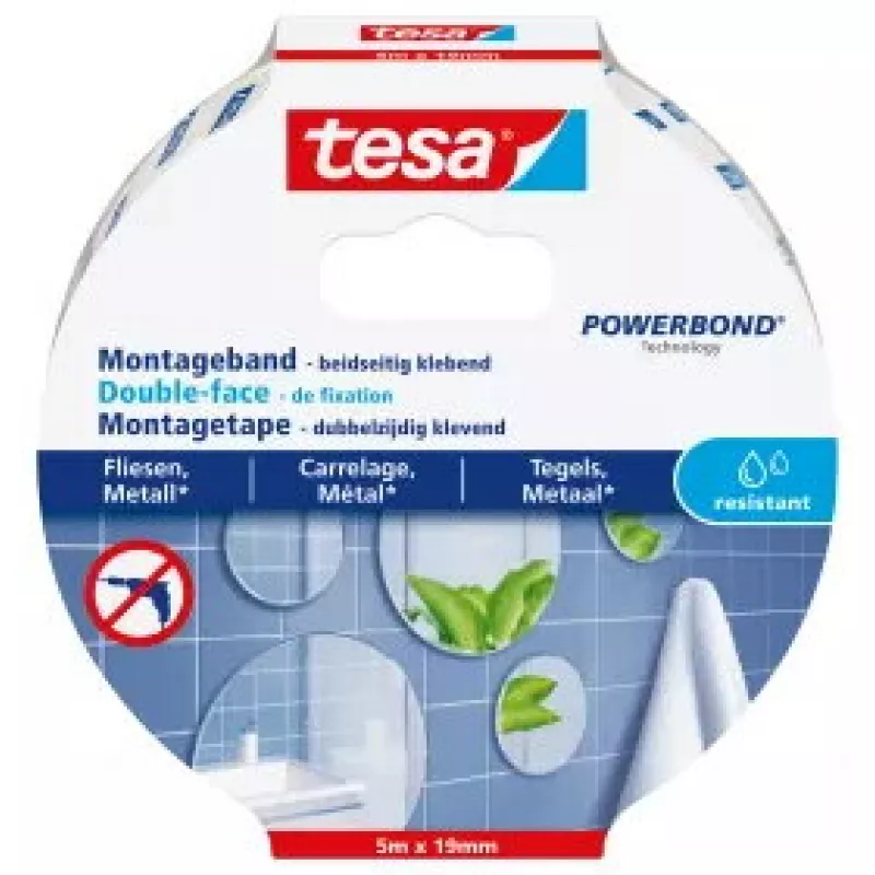 Montavimo juosta Tesa 77745-00000 5 m Balta 19 mm