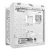 PC Case ASUS ROG Strix Helios II Midi Tower White — palaiko EATX/ATX/Micro‑ATX/Mini‑ITX, 3x140mm priekyje + 1x140mm gale, 2×3,5 colio + 4×2,5 colio lizdai, grūdintas stiklas