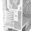 PC Case ASUS ROG Strix Helios II Midi Tower White — palaiko EATX/ATX/Micro‑ATX/Mini‑ITX, 3x140mm priekyje + 1x140mm gale, 2×3,5 colio + 4×2,5 colio lizdai, grūdintas stiklas