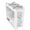 PC Case ASUS ROG Strix Helios II Midi Tower White — palaiko EATX/ATX/Micro‑ATX/Mini‑ITX, 3x140mm priekyje + 1x140mm gale, 2×3,5 colio + 4×2,5 colio lizdai, grūdintas stiklas