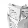 PC Case ASUS ROG Strix Helios II Midi Tower White — palaiko EATX/ATX/Micro‑ATX/Mini‑ITX, 3x140mm priekyje + 1x140mm gale, 2×3,5 colio + 4×2,5 colio lizdai, grūdintas stiklas