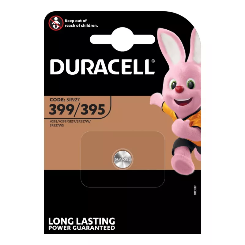 Duracell 399/395 vienkartinė baterija SR57 sidabro oksido (S)