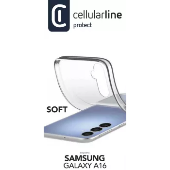 „Cellularline Soft“ – „Galaxy A16“ minkštos gumos dėklas, Dangtelis, „Samsung“, „Galaxy A16“, 17 cm (6,7 col.), Skaidrus