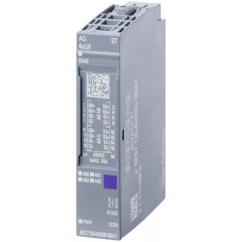 Siemens 6ES7135-6HD00-0BA1 skaitmeninis / analoginis I/O modulis Analog