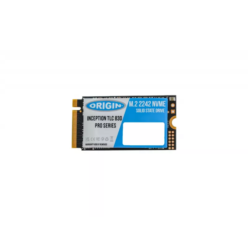 Origin Storage Inception SSD 512GB NVMe M.2 3D TLC 42mm