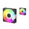 140 mm korpuso ventiliatorius Arctic Freezer P14 Pro Reverse A-RGB — PWM, 140 mm, 166,5 m³/h, 5,1 mmH2O, FDB, juodas