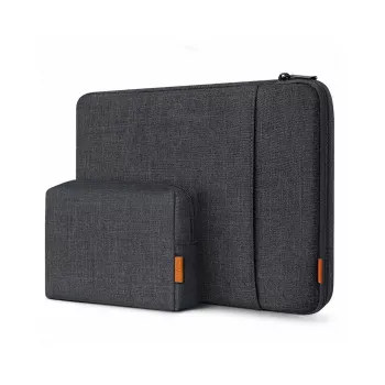 Inateck LB01006 rankovės tipo dėklas 15 colių (38,1 cm) nešiojamiesiems kompiuteriams, juoda/pilka