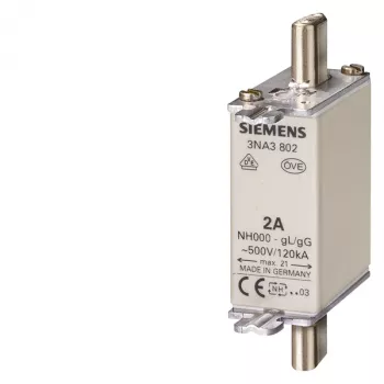 „Siemens 3NA3801“ apsauginis saugiklis Aukštos įtampos 1 vnt.