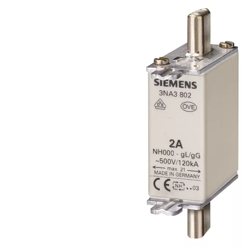 „Siemens 3NA3801“ apsauginis saugiklis Aukštos įtampos 1 vnt.