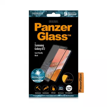 Apsauginė stiklo plėvelė PanzerGlass Samsung Galaxy A72 atspari įbrėžimams ir smūgiams