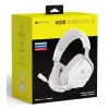 Ausinės Corsair VOID WIRELESS v2 laidinės ir belaidės Bluetooth baltos