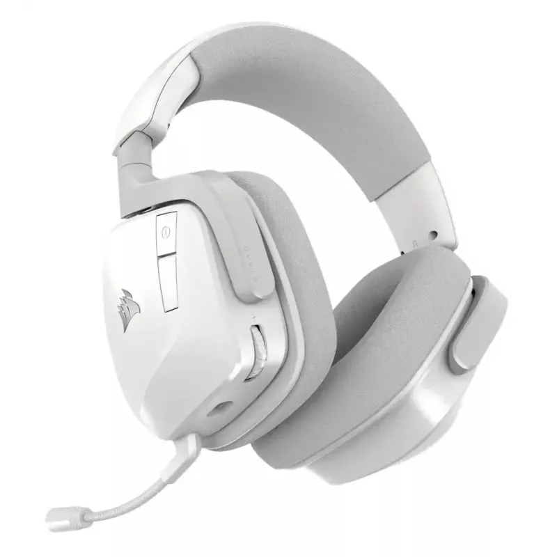 Ausinės Corsair VOID WIRELESS v2 laidinės ir belaidės Bluetooth baltos
