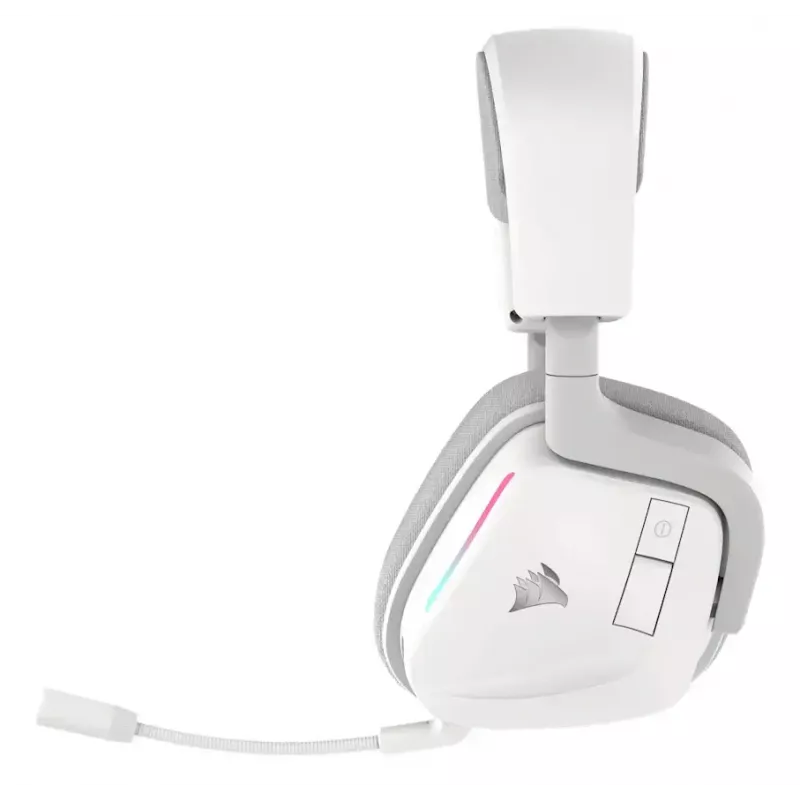 Ausinės Corsair VOID WIRELESS v2 laidinės ir belaidės Bluetooth baltos