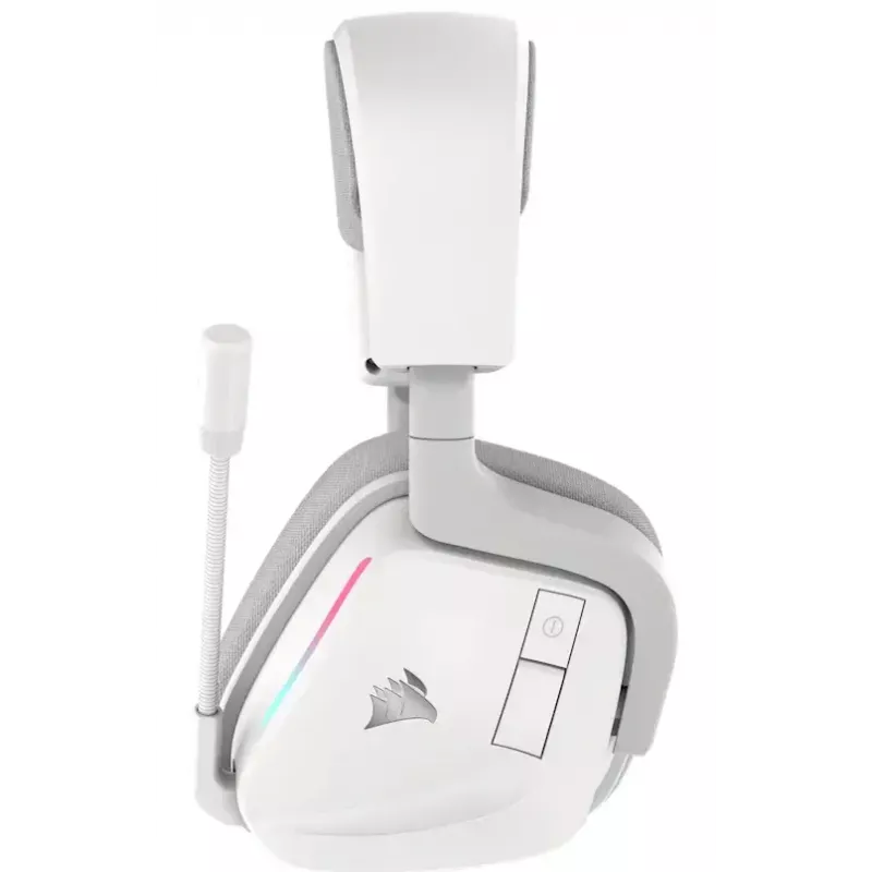 Ausinės Corsair VOID WIRELESS v2 laidinės ir belaidės Bluetooth baltos