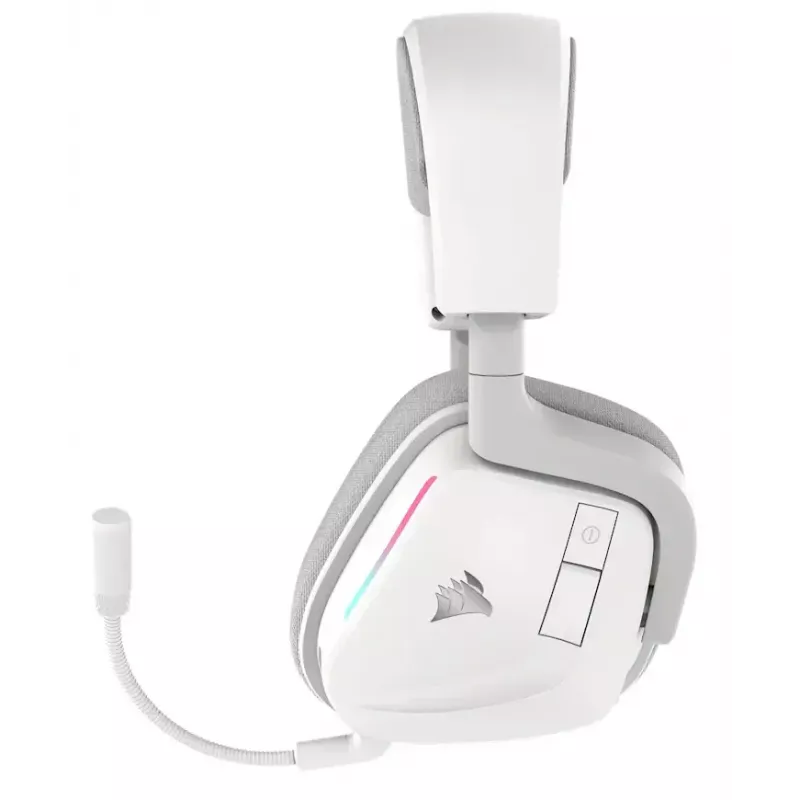 Ausinės Corsair VOID WIRELESS v2 laidinės ir belaidės Bluetooth baltos
