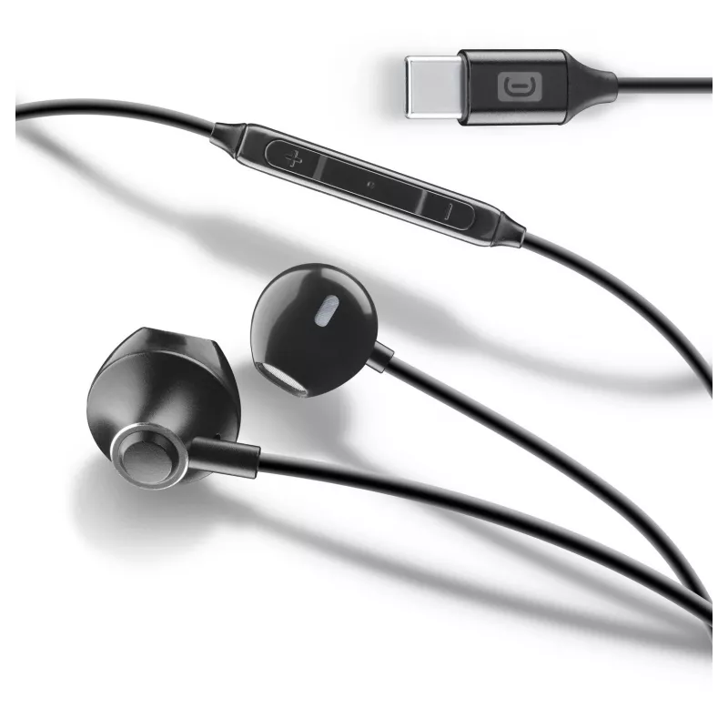 Cellularline ORBIT stereo kapsulinės ausinės su mikrofonu ir nuotoliniu valdymu
