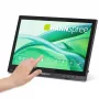 HANNspree HT165HPB 15,6 colio (39,6 cm) Full HD IPS LCD jutiklinis monitorius 1920×1080, 15 ms, VESA, garsiakalbiai, juodas