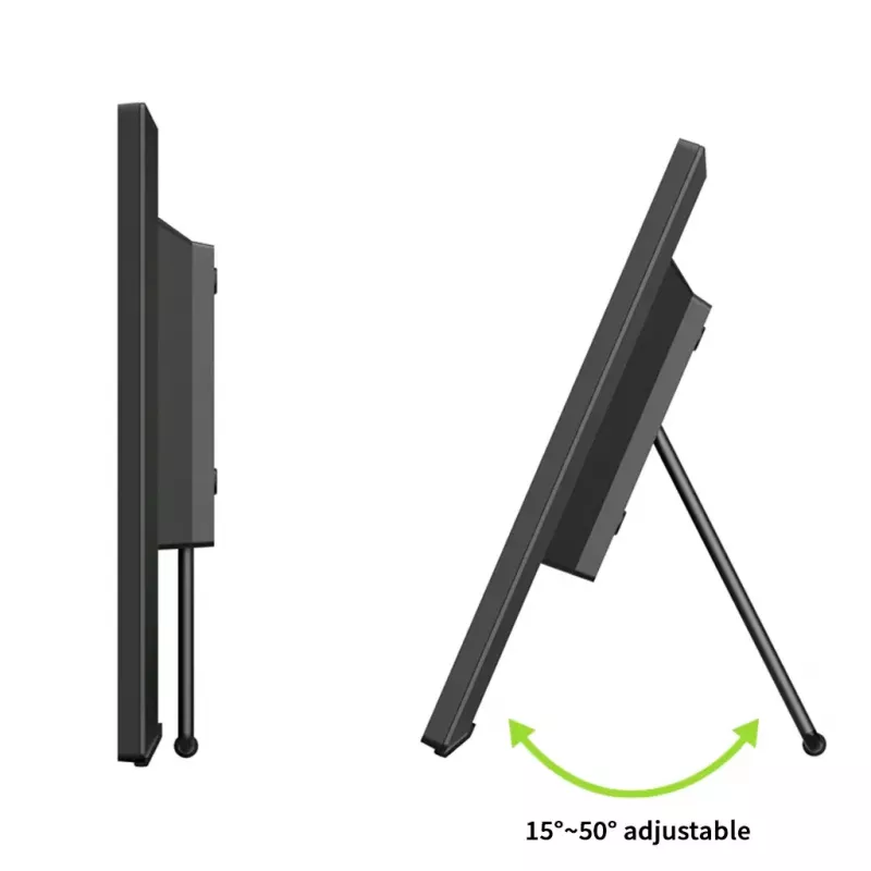 HANNspree HT165HPB 15,6 colio (39,6 cm) Full HD IPS LCD jutiklinis monitorius 1920×1080, 15 ms, VESA, garsiakalbiai, juodas