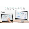 HANNspree HT165HPB 15,6 colio (39,6 cm) Full HD IPS LCD jutiklinis monitorius 1920×1080, 15 ms, VESA, garsiakalbiai, juodas