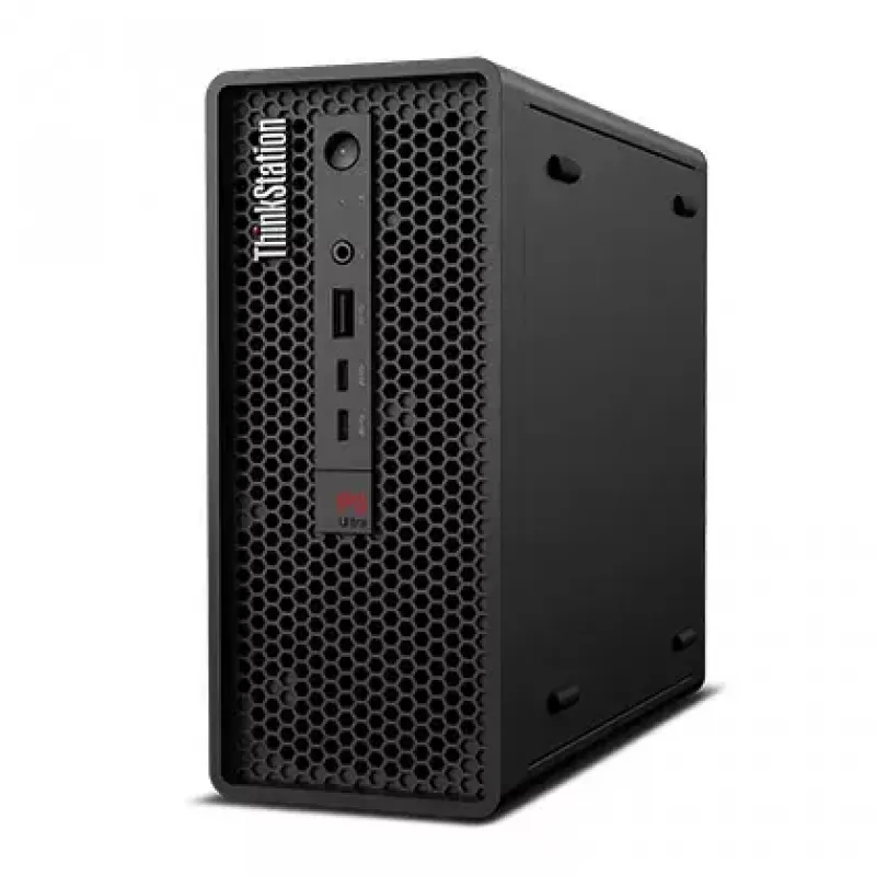 Darbo stotis Lenovo ThinkStation P3 Ultra SFF Gen 2 — Intel Core Ultra 5 225, 32 GB DDR5, 512 GB SSD, Windows 11 Pro, Mini Tower, juoda
